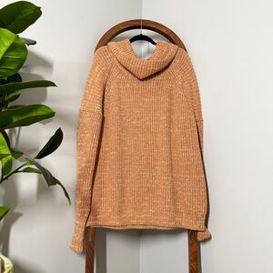 Free People LARGE Leo Tunic Cowl Sweater in Petal Combo